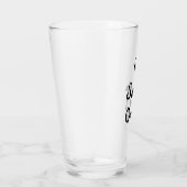 Milch nur für den Weihnachtsmann! Glas (Rechts)