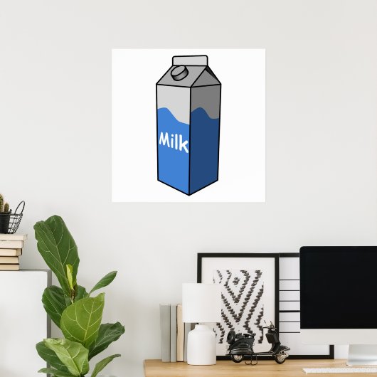 Milch Poster (Heimbüro)