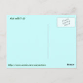 Milch? Postkarte (Rückseite)