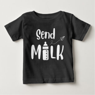 Milch senden baby t-shirt