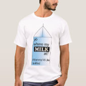 Milch-Shirt T-Shirt (Vorderseite)