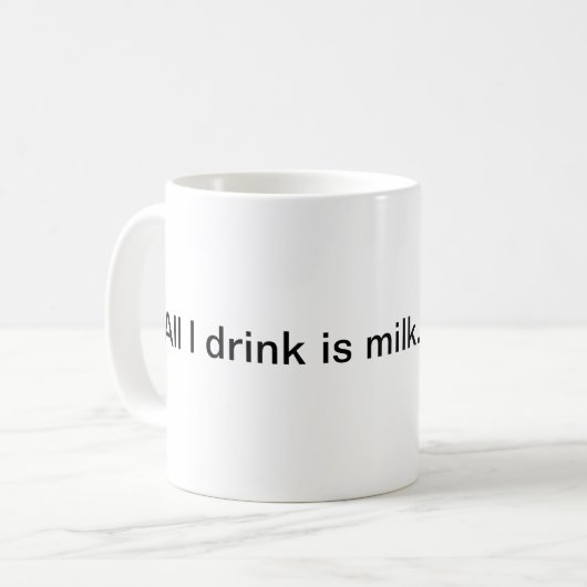 Milch-Tasse Kaffeetasse (Vorderseite Links)