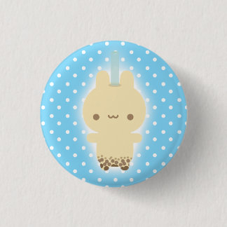 Milch-Tee-Häschen-Knopf Button