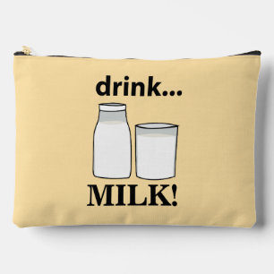 Milch Trink Milch Makeup-Tasche Zubehörtasche