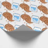 Milch u. Plätzchen Geschenkpapier (Ecke)