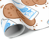 Milch u. Plätzchen Geschenkpapier (Rolleneckpunkt)