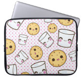 Milch u. Plätzchen Laptopschutzhülle (Vorderseite)
