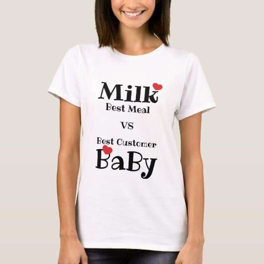 Milch und BaBy T-Shirt (Vorderseite)