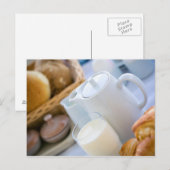 Milch und Bäckerei Postkarte (Vorne/Hinten)