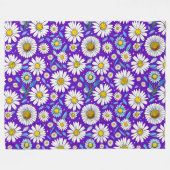 Milch und Blätter Fleecedecke (Vorderseite (Horizontal))