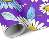 Milch und Blätter Geschenkpapier (Rolleneckpunkt)