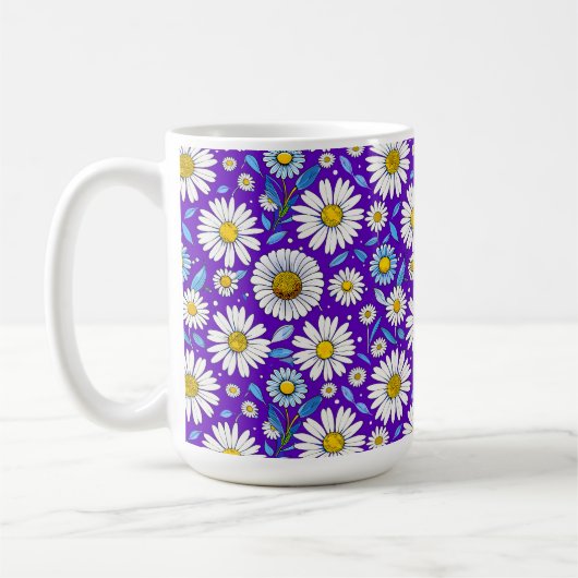 Milch und Blätter Kaffeetasse (Links)