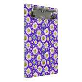 Milch und Blätter Mini Klemmbrett (Schrägansicht)