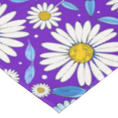 Milch und Blätter Tischdecke (Schrägansicht)