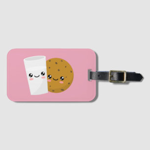 Milch und Cookie Gepäckanhänger