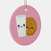 Milch und Cookie Keramik Ornament (Rechts)