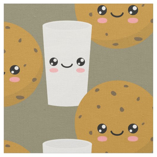 Milch und Cookie Stoff (Nahaufnahme)