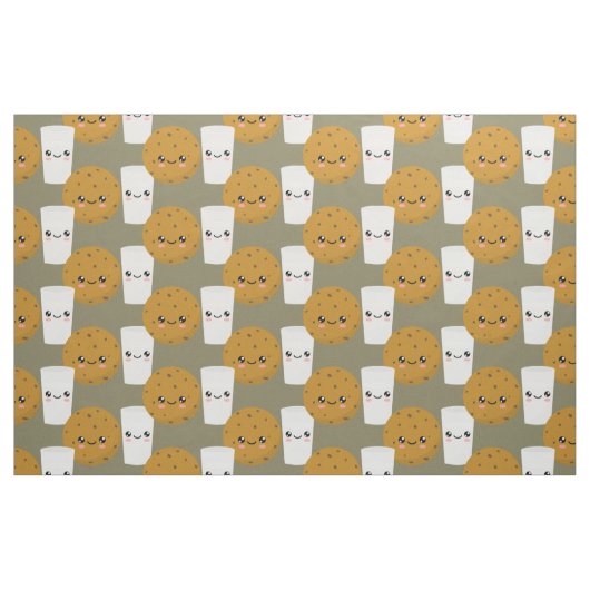 Milch und Cookie Stoff (Fat Quarter (45,7 x 55,9 cm))