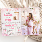 Milch und Cookies Baby Girl Shower Party Foto Einladung