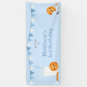 Milch und Cookies Banner (Vertikal)