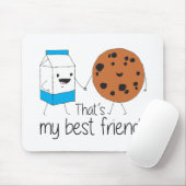 Milch und Cookies BESTE FREUNDIN Freundschaft Mousepad (Mit Mouse)