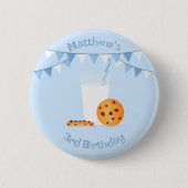 Milch und Cookies Button (Vorderseite)