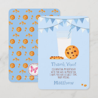 Milch und Cookies Einladung