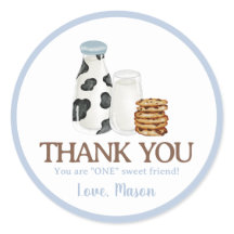 Milch und Cookies Erste Geburtstagspartei Gast Gun