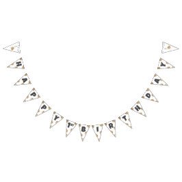 Milch und Cookies Geburtstagsbannerdekor Wimpelkette