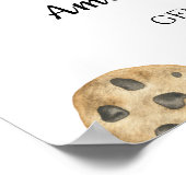 Milch und Cookies Gender offenbaren Willkommen Poster (Ecke)