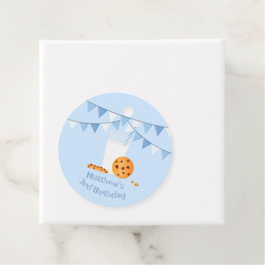 Milch und Cookies Geschenkanhänger (Beispiel)