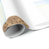 Milch und Cookies Geschenkpapier (Rolleneckpunkt)
