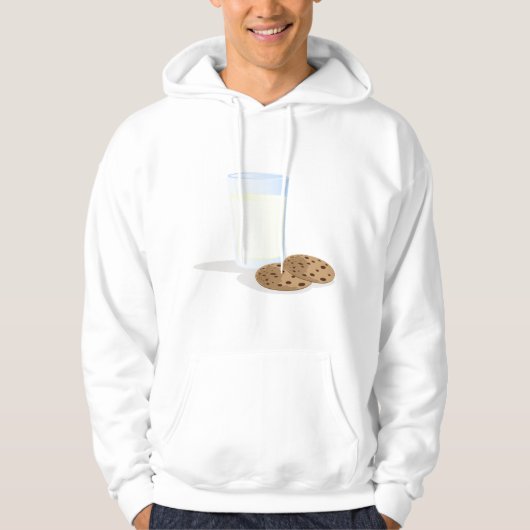 Milch und Cookies Hoodie (Vorderseite)