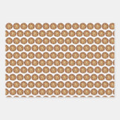 Milch und Cookies Jug Bottle Chocolate Chip Cookie Geschenkpapier Set (Vorderseite 3)