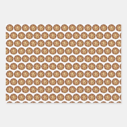 Milch und Cookies Jug Bottle Chocolate Chip Cookie Geschenkpapier Set (Vorderseite 3)