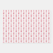 Milch und Cookies Jug Bottle Chocolate Chip Cookie Geschenkpapier Set (Vorderseite 2)