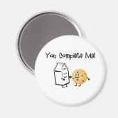 Milch und Cookies Magnet (Vorderseite/Rückseite)