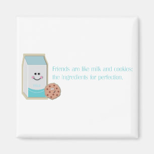 Milch und Cookies Magnet