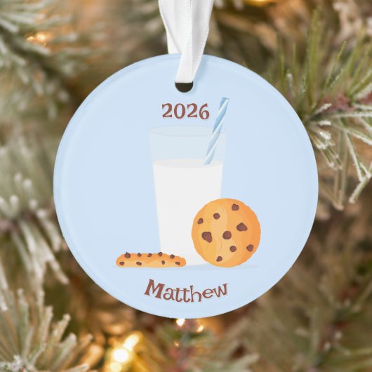 Milch und Cookies Ornament (Baum)