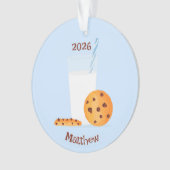 Milch und Cookies Ornament (Vorderseite)