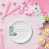 Milch und Cookies Pappteller (Party)