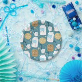 Milch und Cookies Pappteller (Party)