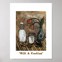 "Milch und Cookies" Poster