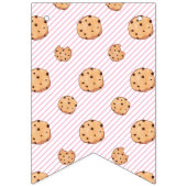 Milch und Cookies Rosa Geburtstag Wimpelkette (Erste Fahne)