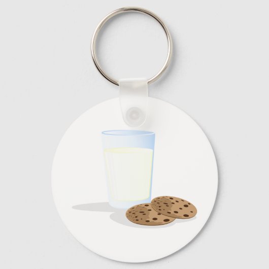 Milch und Cookies Schlüsselanhänger (Vorderseite)