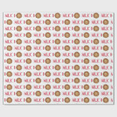 Milch und Cookies Schokolade Chip Cookie Milkman Geschenkpapier (Flach)