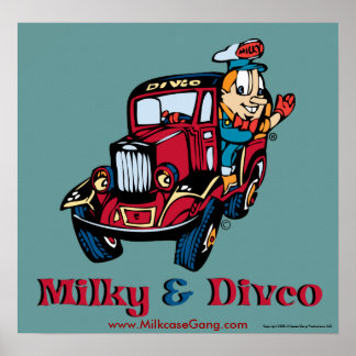 Milch und Divco Poster