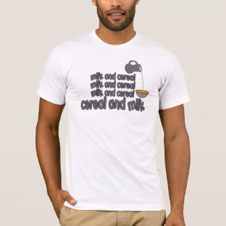 Milch-und Getreide-T-Shirt T-Shirt
