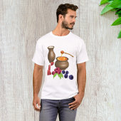 Milch und Honig mit Berries Rustikale Ernährung T-Shirt