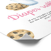 Milch und Kekse Babydusche Windeln Raffle Spiel Poster (Ecke)
